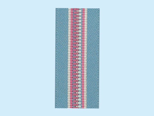 Plastic dense teethand Multicolor tape